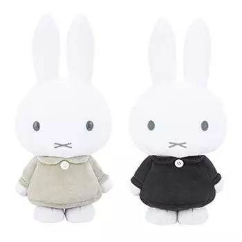 Мягкая игрушка Miffy размера SL однотонная 2 вида [черный/серый] чёрный