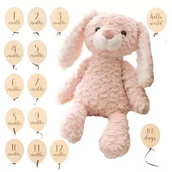 Мягкая игрушка MIHI деревянная Ежемесячная карточка (тип баллона) Набор [оригинальный продукт] Продукция, соответствующая Закону о санитарии пищевых продуктов] животное животное Пушистый Пушистые игрушки