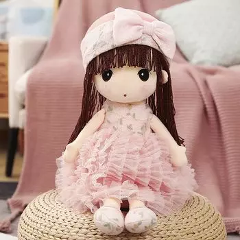 Мягкая игрушка милый милый плюшевый цветок рост тело день рождения возраст 6 лет и старше животное, девочка, кукла, кукла, игрушка, животное, юбка, принцесса, 50 см, переодевание, девочка, малыш,