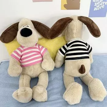 Мягкая игрушка, милый мультяшный полосатый щенок, кукла-подушка, детская кукла, 10 дюймов, машинка, кукла 30cm