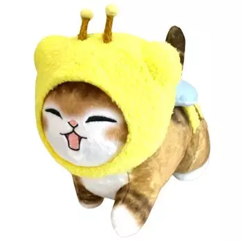 Мягкая игрушка mofusand Bee Nyan BIG Moff 2 30 см ~Даш! ~ Песок, типы, приблизительно. (улыбка)