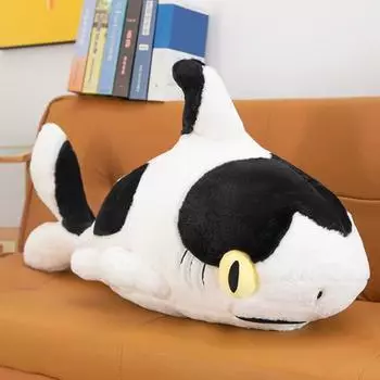 Мягкая игрушка «Молочная акула» 20 дюймов, мягкая игрушка, которую можно обнимать, очаровательная плюшевая акула, ультрамягкая