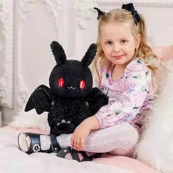 Мягкая игрушка Мотмен Мягкая игрушка Мягкая игрушка для мальчиков и девочек Подарок на Хэллоуин, день рождения 36cm