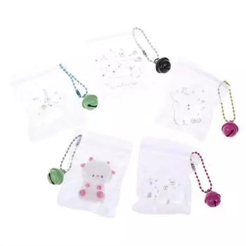 Мягкая игрушка-мультяшка с прозрачным покрытием, мягкая игрушка Mochi, медленный отскок, декомпрессионные игрушки для снятия стресса, подарки для расслабления рук as the picture