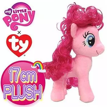 Мягкая игрушка My Little Pony Ty Beanie Babies 17 см (Пинки Пай) Розовый талисман плюшевый My Little Pony MLP Товары Персонаж Подарок Подарок Шапочка Младенцы Шапочка