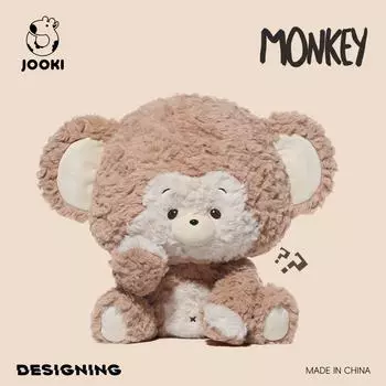 Мягкая игрушка обезьянка - ультрамягкая мягкая игрушка, подушка для сна и подарок на день рождения для детей official genuine
