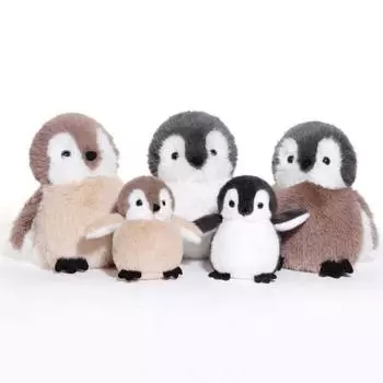 Мягкая игрушка пингвин мягкая плюшевая кукла пингвин плюшевая игрушка подарок на день рождения коричневый