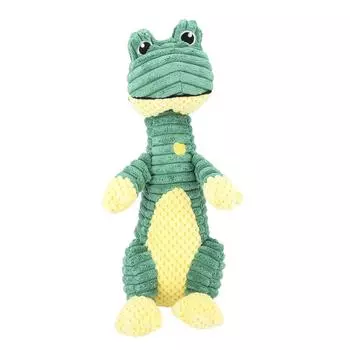 Мягкая игрушка-пищалка для собак, милая интерактивная игрушка в форме животного, уменьшающая скуку, мягкая игрушка для жевания собак для маленьких