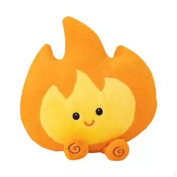 Мягкая игрушка «Пламя из мультфильма», мягкая игрушка для украшения комнаты для кемпинга на открытом воздухе, подушка для чтения, забавная мягкая игрушка для