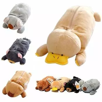 Мягкая игрушка плюшевый пенал утконос коала пенал канцелярская сумка кошелек для монет Platypus