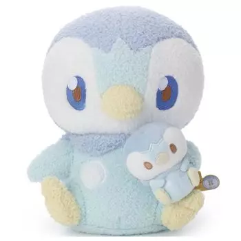Мягкая игрушка Pocket Monster Pokemon Poke Piece, плюшевая игрушка Piplup, высота 29 см (Плюшевая версия.) Прибл.