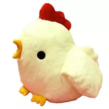 Мягкая игрушка-подушка «Муниумаму» в виде цыпленка 30 см