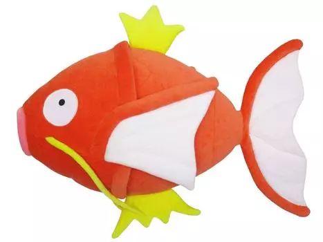 Мягкая игрушка Pokemon Miscellaneous Goods Series Mochi Fluffy Cushion Magikarp Общая длина 50 см PZ22