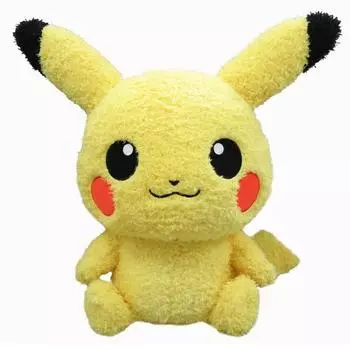 Мягкая игрушка Pokemon Pikachu Fluffy, 2 л, общая длина 50 x 55 x 25 см