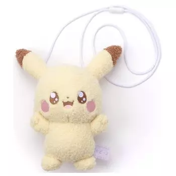 Мягкая игрушка Pokepiece Pochette Pikachu, плюшевая игрушка, высота 21 см, прибл.