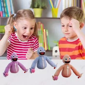 Мягкая игрушка «Прятки» Yousheng для детей. Интерактивная творческая игра, стимулирующая социальное взаимодействие. Подарок на день рождения и годовщину для мальчиков и девочек. фиолетовый