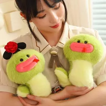 Мягкая игрушка «Пушистая белая змея» Имитация змеи Плюшевая кукла Игровые принадлежности green-style B