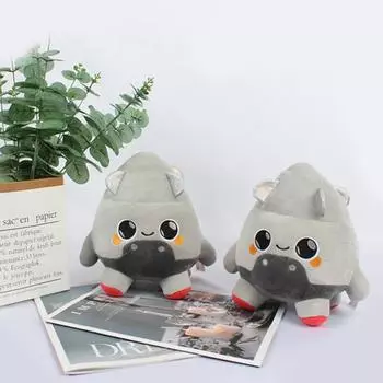 Мягкая игрушка «Ракета» в виде ракеты от Gabbo s Spirited Rocket, мягкая игрушка для детей в форме ракеты, комфортная тряпичная кукла, подарок на день рождения серый