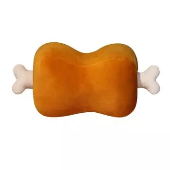 Мягкая игрушка с костями, жевательная игрушка с костями, подушка с мясом мамонта, мягкая игрушка, забавные товары, вечеринка, Хэллоуин, Рождество, 422218 см оранжевый