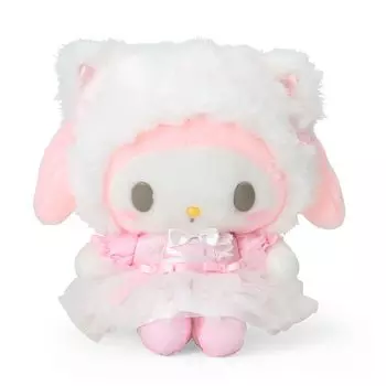 Мягкая игрушка Sanrio Кошка Моя Мелодия 407062 (Белая Балерина) розовый