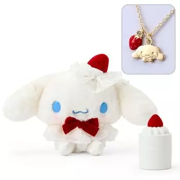 Мягкая игрушка Sanrio ожерелье Cinnamoroll аксессуар подарочный чехол 391212 & (песочное печенье)
