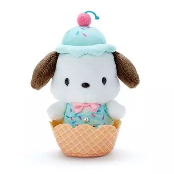 Мягкая игрушка Sanrio Pochacco кремового цвета 227358 (Ледяной салон)
