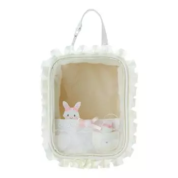 Мягкая игрушка Sanrio WISH ME MELL, сумка Enjoy Idol Baby WISH ME MELL x 12 x 9 см, персонаж SANRIO 186121 Мел-чан 15,5