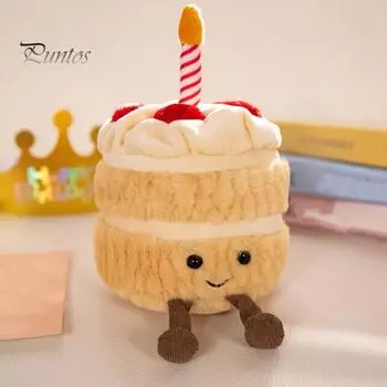 Мягкая игрушка «Счастливое вареное яйцо», милая плюшевая кукла-еда для всех возрастов, премиальная ткань, забавная идея подарка, праздничный торт, баскетбольный мяч, рулон, бумажная кукла D