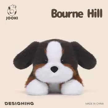 Мягкая игрушка «Щенок» — ультрамягкая мягкая игрушка, успокаивающий компаньон для сна и подарок на день рождения для детей 38*18CM