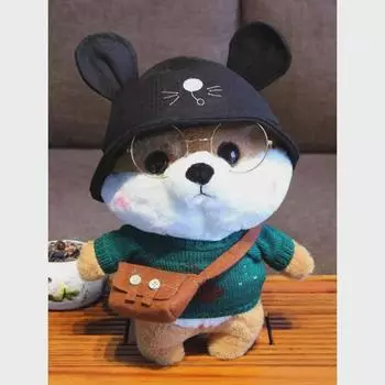 Мягкая игрушка сиба-ину - симпатичная тряпичная кукла-собака, идеальный подарок на день рождения для женщины 30cm