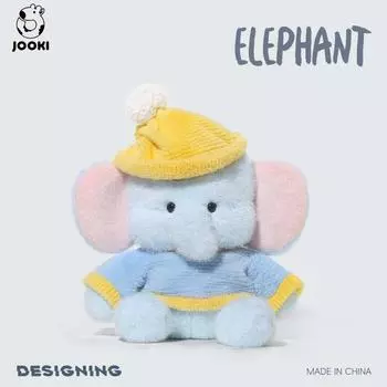 Мягкая игрушка «Слон» — ультрамягкая мягкая игрушка, подушка для сна и подарок на день рождения для детей 30 cm