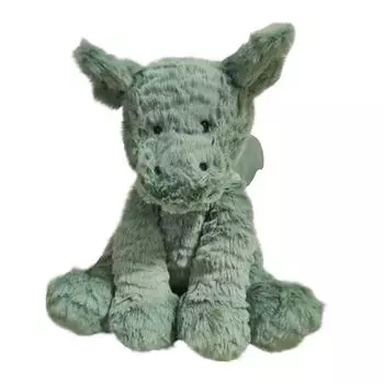 Мягкая игрушка-слоненок, супер мягкая, милая, успокаивающая плюшевая игрушка One Size