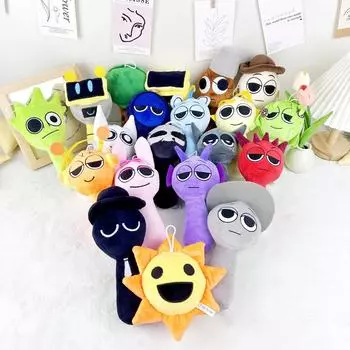 Мягкая игрушка Sprunki Game Peluches Doll Sprunkis Plushies Oren Wenda Мягкие игрушки Мягкие талисманы Рождественский подарок