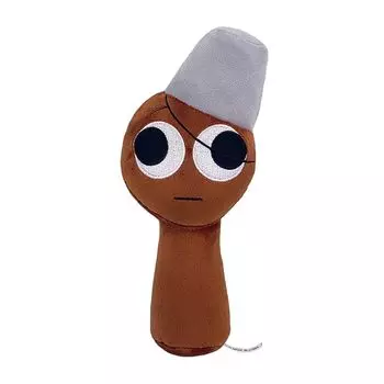 Мягкая игрушка Sprunky 25 см, кукла Sprunki, игра ужасов, плюшевые мягкие игрушки, фигурки животных, подушки для взрослых, рождество для детей, подарок на день рождения (коричневый)