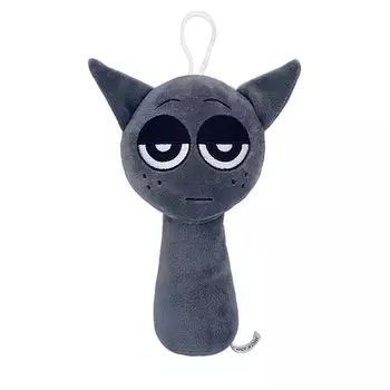 Мягкая игрушка Sprunky 25 см, кукла Sprunki, игра ужасов, плюшевые мягкие игрушки, фигурки животных, подушки для взрослых, рождество для детей, подарок на день рождения (Серый)