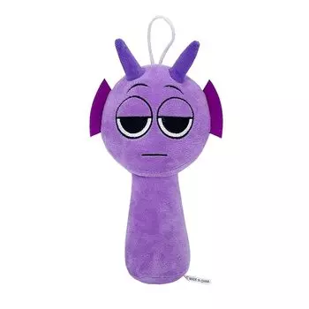 Мягкая игрушка Sprunky 25 см, кукла Sprunki, игра ужасов, плюшевые мягкие игрушки, фигурки животных, подушки для взрослых, рождество для детей, подарок на день рождения (пурпурный)