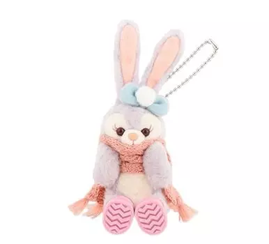 Мягкая игрушка Stella Lou Charm Duffy Friends Dancing Snowflakes 2024 Мягкая игрушка Stella Lou с ремешком для Tokyo Disney & Limited Resort