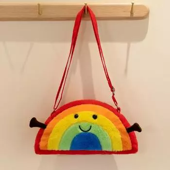 Мягкая игрушка сумка Мультяшная кукла Мягкая игрушка сумка One Size