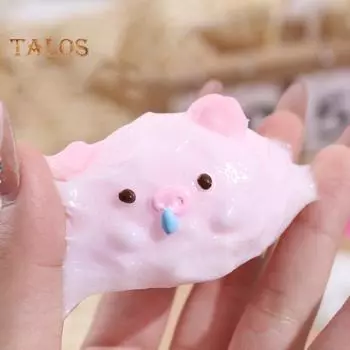 Мягкая игрушка-сжиматель для животных, игрушка-сниматель для снятия стресса, игрушка-сжиматель для свиньи, овцы, кошки, собаки, сенсорная игрушка для детей, подростков, взрослых, мячик для снятия стресса, игрушка-сжиматель для животных Little Pig