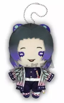Мягкая игрушка Takara Tomy Arts Nitotan Demon Kimetsu no Yaiba с цепочкой из шариков Shinobu Kocho 12 см Изготовлена из полиэстера Slayer прибл.