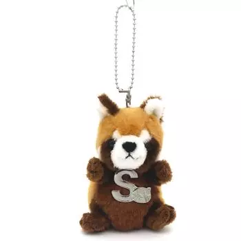 Мягкая игрушка «Take Off Red Panda» с ремешком Initial Charm [S] Серия Angel s Prank