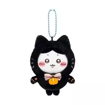 Мягкая игрушка-талисман черного кота Чикава Hachiware