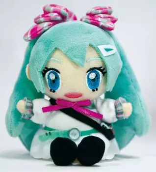 Мягкая игрушка-талисман Daihatsu Hatsune Miku Going Out с зажимом в стиле SD, симпатичный автомобильный ремень (Версия TAFT.)