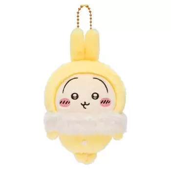 Мягкая игрушка-талисман в виде кролика из пижамы Parker Chikawa Fussafusa [серый]