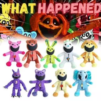 Мягкая игрушка тонкой работы, улыбающиеся твари, плюшевая игрушка, мягкая плюшевая игрушка для детей и взрослых