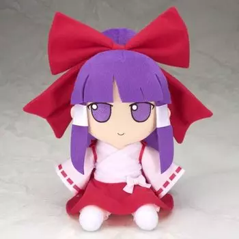 Мягкая игрушка Touhou series 76 Reimu Hakurei Yumejiku Fumofumo Reimu с бонусной оловянной версией. значок. Юмэдзикубаджон.
