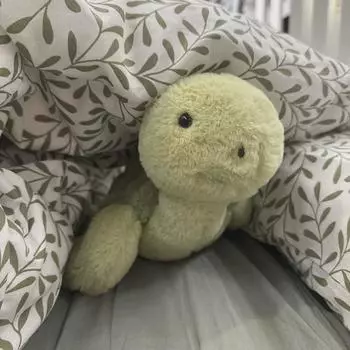 Мягкая игрушка Tully Little Turtle - Милая кукла Jellycat и идеальный подарок на праздник 30cm зелёный