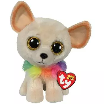 Мягкая игрушка Ty Beanie Boo s Chewie L, собака чихуахуа, цветная 36460