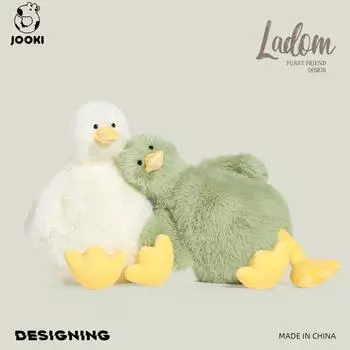 Мягкая плюшевая игрушка «Утенок» — очаровательный плюшевый кролик для детей, успокаивающий компаньон для сна и подарок на день рождения 20Cm