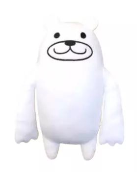 Мягкая игрушка Великая Кошачья Война МБ 5 (Кума Сенсей) белый